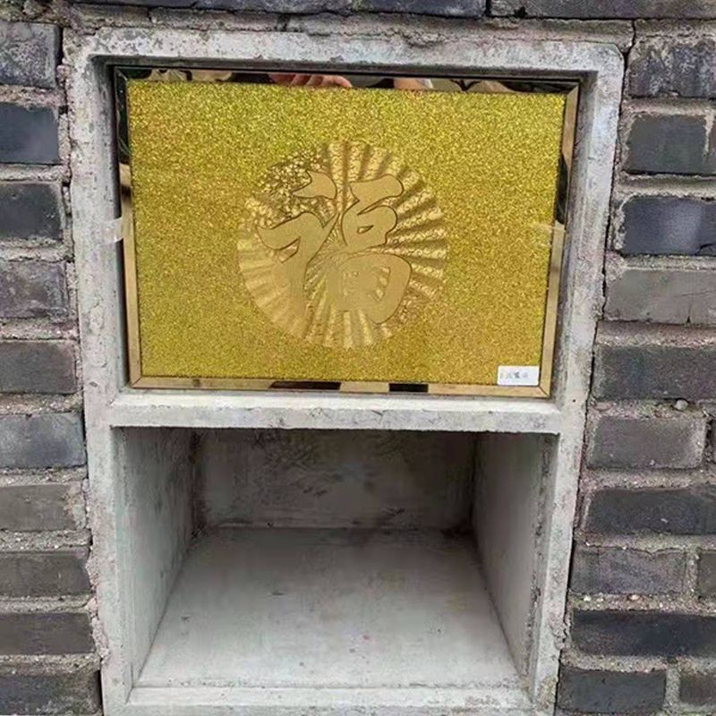 Single Gold-Trim Integrated Burial Vault price